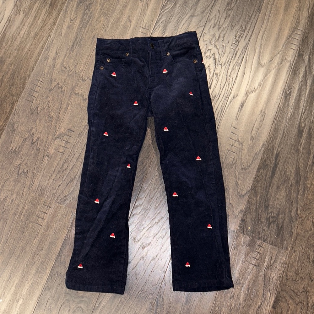 Janie and Jack boys Christmas/Santa corduroy pants, size 5
